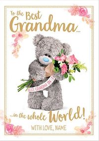 Tap to view Best Grandma Me to You personalised Mother's Day Card
