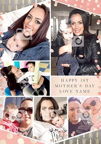 Tap to view Happy 1st Mother's Day Multi Photo Card