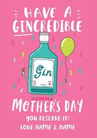 Tap to view Gincredible Mother's Day Personalised Card