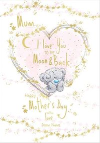 Tap to view Mum - To The Moon & Back Personalised Card