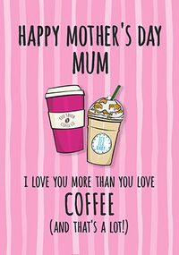 Tap to view More Than Coffee Personalised Mother's Day Card
