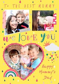 Tap to view Mummy We Love You Multi Photo Mother's Day Card