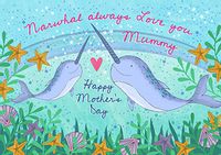 Tap to view Narwhal Mother's Day Personalised Card