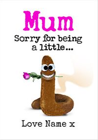 Tap to view Sorry Mum  Poo Mother's Day Card