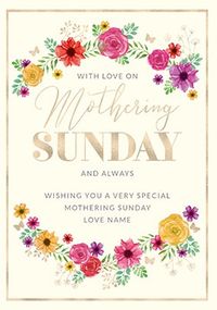 Tap to view Mothering Sunday Personalised Mother's Day Card