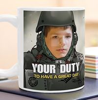 Tap to view Your Duty Spoof Photo Mug