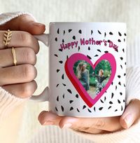 Tap to view Happy Mother's Day 2 Photo Heart Mug