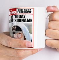 Tap to view 18th Birthday - Newspaper Spoof Personalised Mug