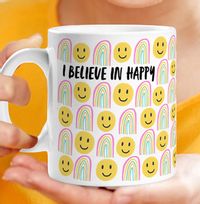 Tap to view I Believe in Happy Personalised Mug