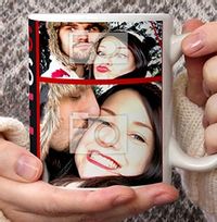 Tap to view Christmas Kisses Photo Collage Mug