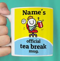 Tap to view Official Tea Break Personalised Mug