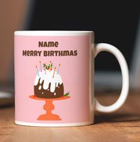 Tap to view Christmas Pudding Birthmas Birthday Mug