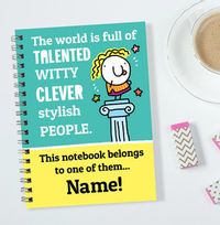 Tap to view Clever, Witty, Talented Personalised Notebook