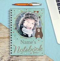 Tap to view Photo Christmas Notebook for Boys, Bear