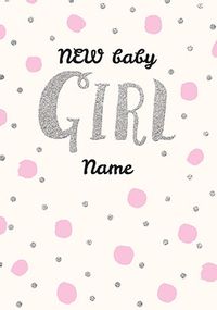 Tap to view Baby Girl Personalised Card