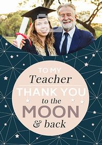 Tap to view To My Teacher - Thank You Photo Card
