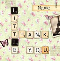 Tap to view Love Scrabble - Little Thank You