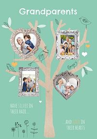 Tap to view Gold In Their Hearts Grandparent's Day Photo Card
