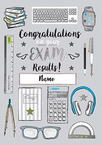 Tap to view Congrats On Your Exam Results Personalised Card