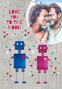 Tap to view Love You to the Moon Anniversary Card