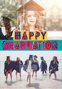 Tap to view Happy Graduation Multi Photo Card