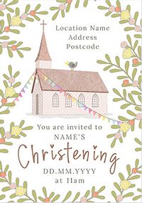 Tap to view Christening Invitation Card