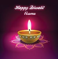 Tap to view Diwali - Purple Diya Candle