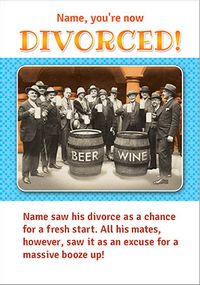 Tap to view Jolly Follies - Divorce Card A Fresh Start