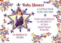Tap to view Folklore - Baby Shower Invitation Star on the Way