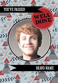 Tap to view Geo - Exam Congratulations Card Bravo Photo Upload