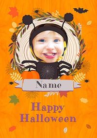 Tap to view Happy Halloween Spider Photo Card