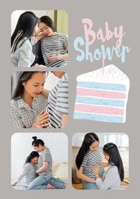 Tap to view Baby Shower Cake Photo Card