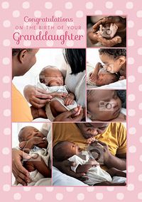 Tap to view Birth Of Your Granddaughter Photo Card