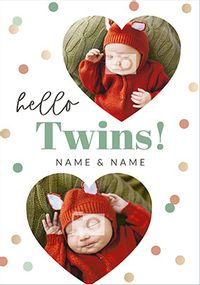 Tap to view Spots Hello Twins Photo Card