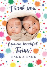 Tap to view Spotty Dotty Twins Photo Card