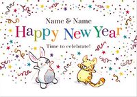 Tap to view Time to Celebrate Personalised New Year Card