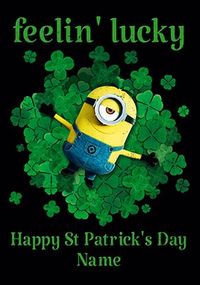 Tap to view Minions - St. Patrick's Day Personalised Card