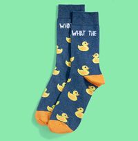 Tap to view What the Duck Socks