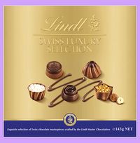 Tap to view Lindt Swiss Luxury Selection Chocolate Box 143g