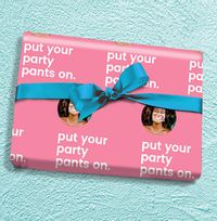 Tap to view Party Pants Photo Wrapping Paper