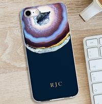 Tap to view Blue Geode Personalised iPhone Case