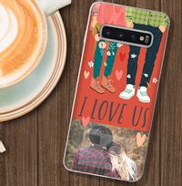 Tap to view I Love Us Photo Samsung Phone Case