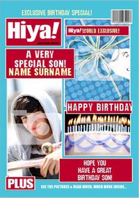 Tap to view Hiya! Birthday Son Multi Photo Poster