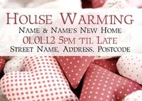Tap to view Love Heart House Warming Invitation Postcard