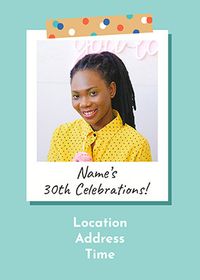 Tap to view Birthday Save The Date Postcard