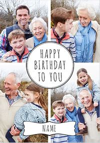Tap to view Happy Birthday to You Photo Postcard