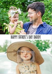 Tap to view Happy Father's Day Daddy Photo Postcard