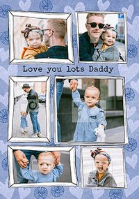 Tap to view Love You Lots Daddy Photo Postcard