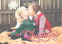 Tap to view Thank You Christmas Photo Postcard