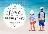 Tap to view Making Memories, Holiday Photo Postcard